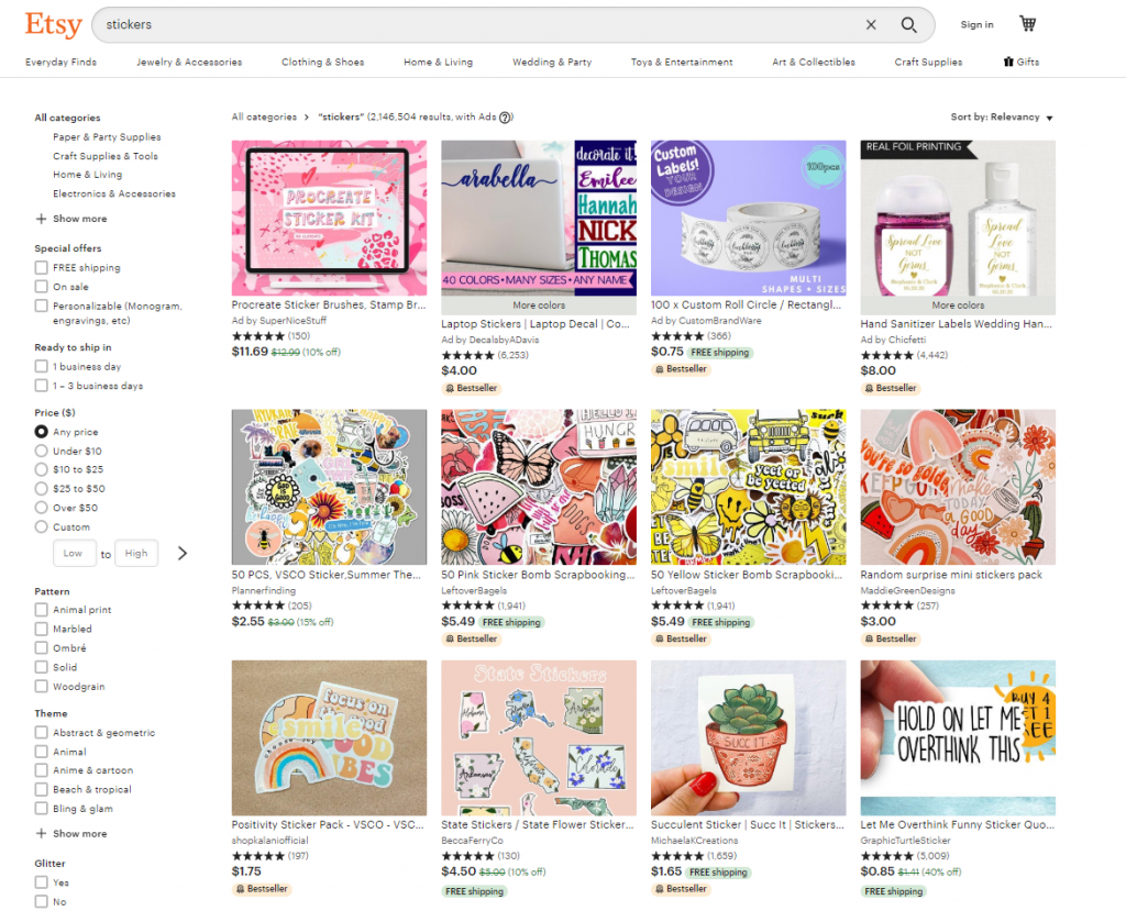 Best Selling Items on Etsy [Dec 2022 ]