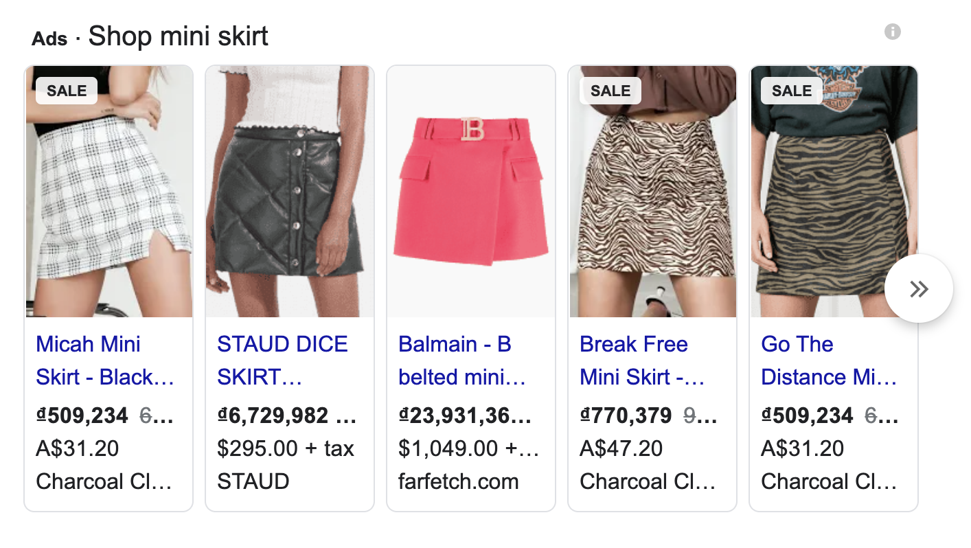 Three important parts of a Google Shopping listing