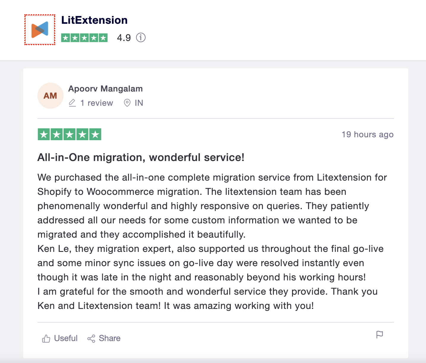 Customer Review