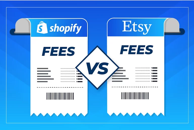 shopify fees vs etsy fees
