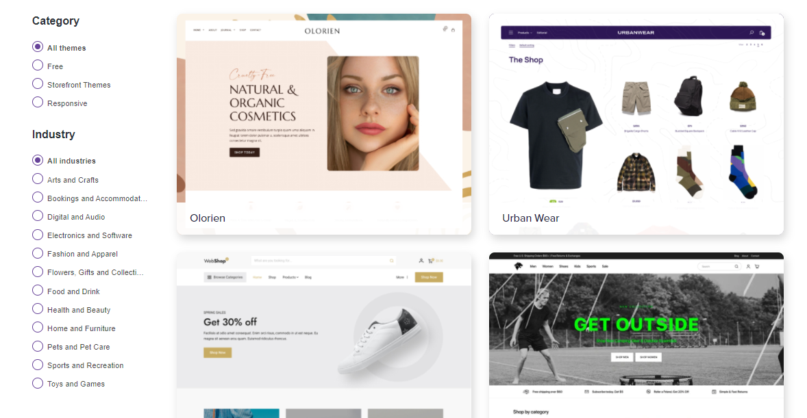 WooCommerce theme store - woocommerce vs etsy 