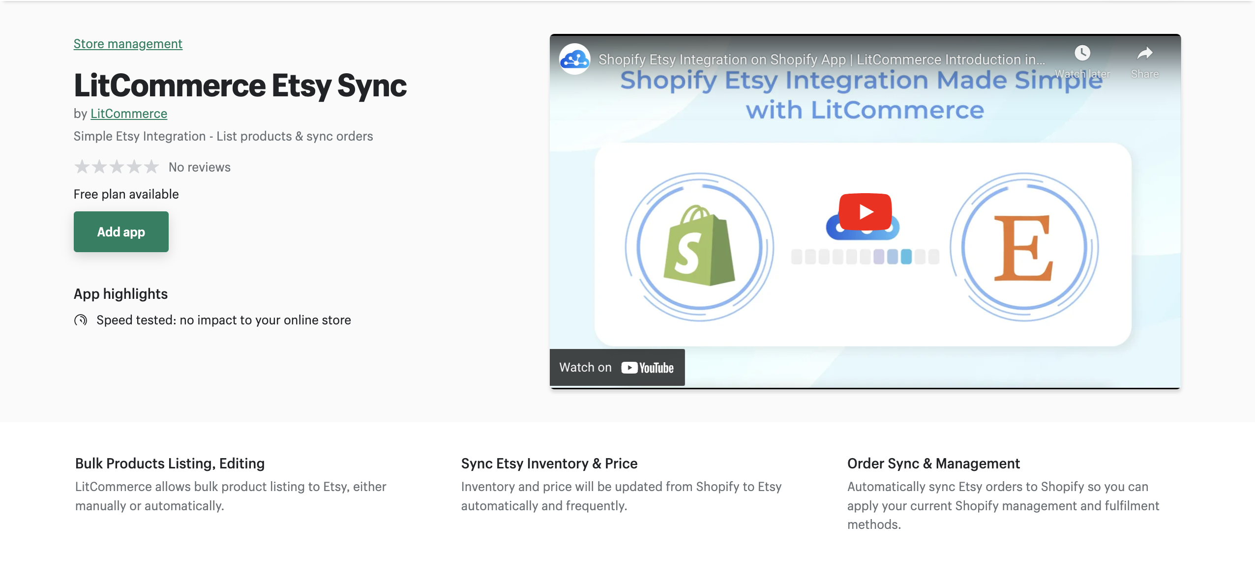 Shopify Etsy Sync