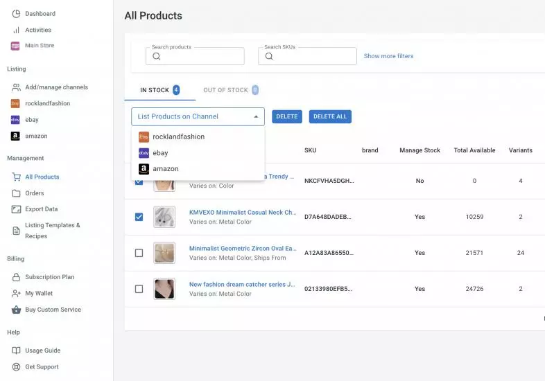 sell woocommerce products on ebay