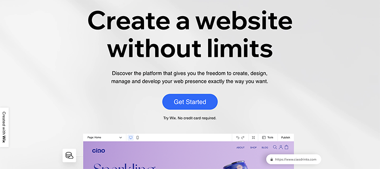 As one of sites like Etsy, WIX has an user-friendly interface