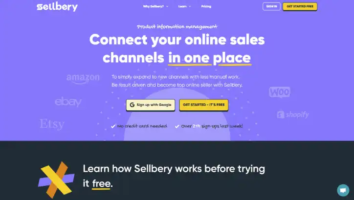 Sellbery PIM multi channel listing tool