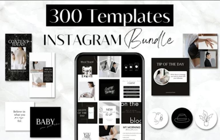 social media templates are easy to make and sell as digital products on etsy