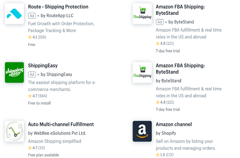 amazon app by shopify 