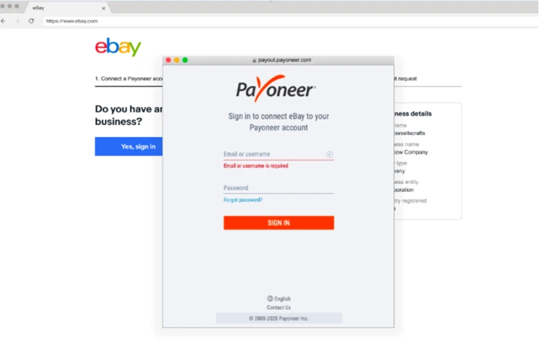 payment on ebay