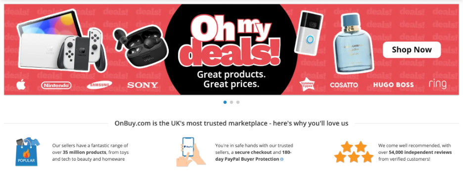Offer customers on onbuy with your hottest deals
