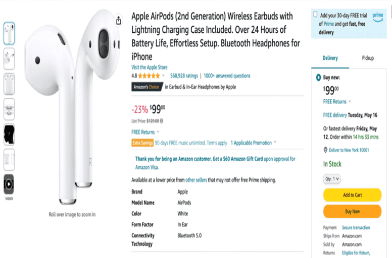 Amazon trending products - Electronics