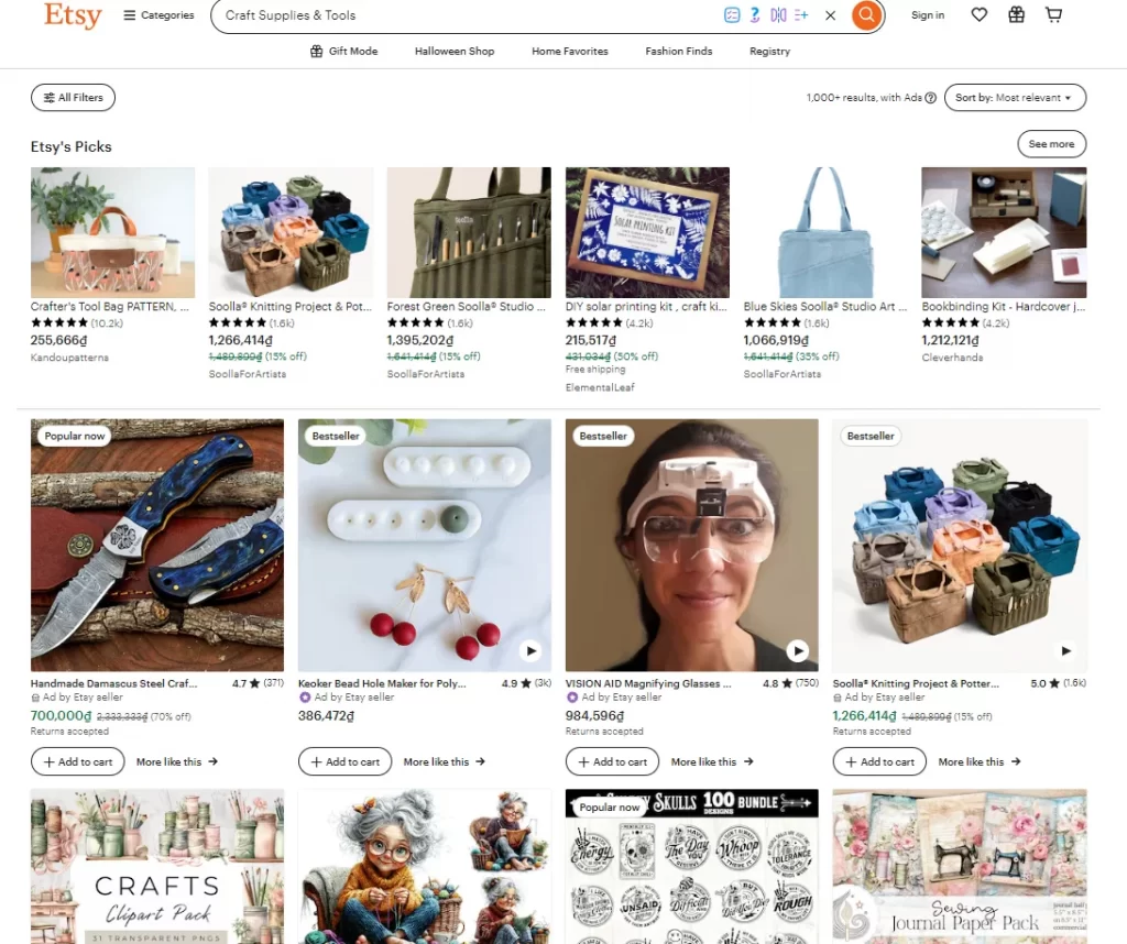 craft supplies and tool etsy