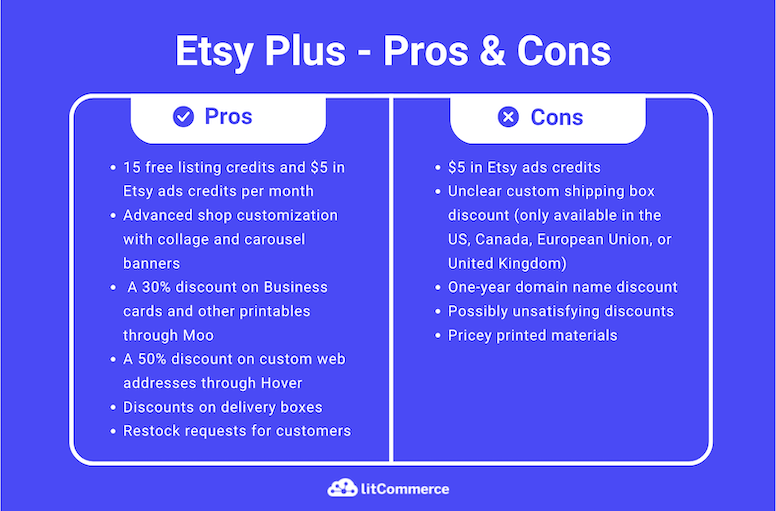 Etsy plus pros and cons