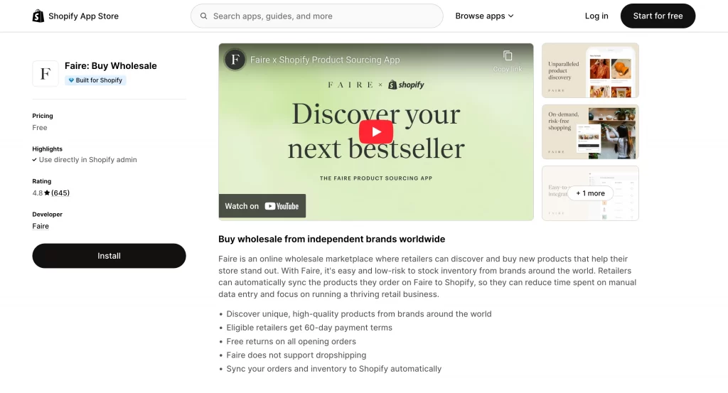 Faire: Buy Wholesale