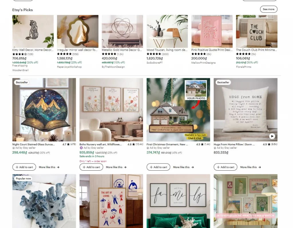 home living etsy