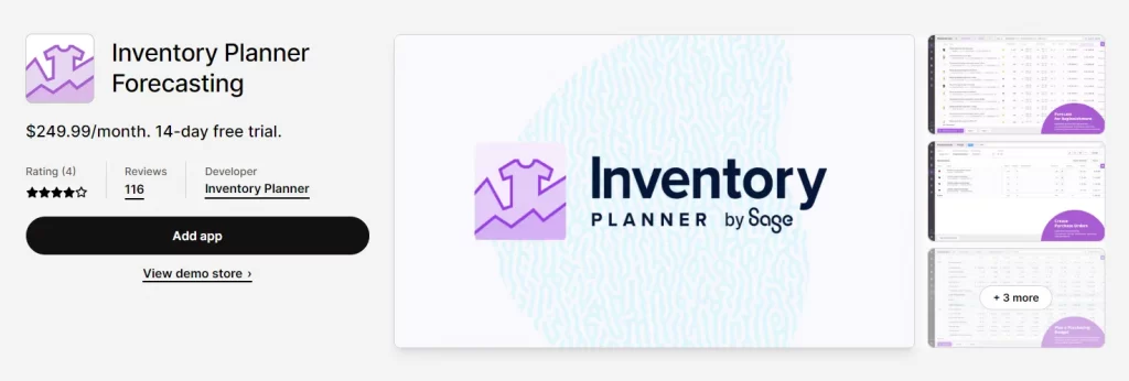 Best inventory app on Shopify Inventory Planner