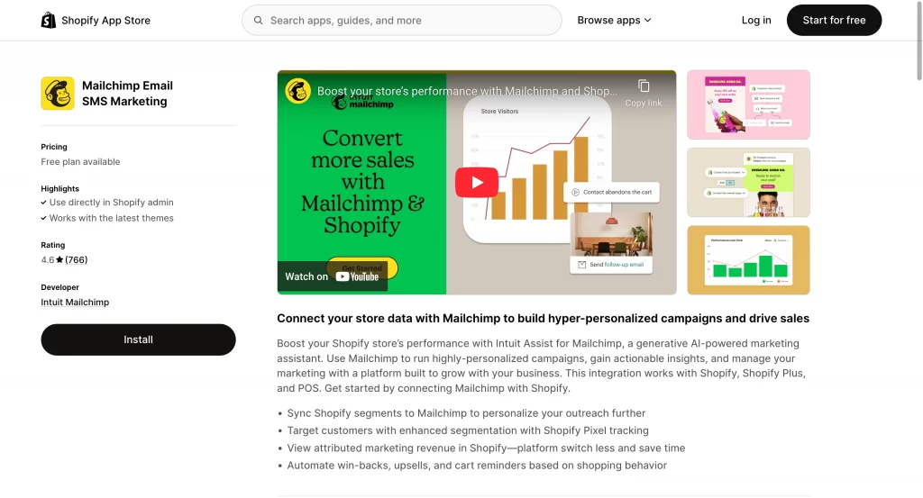 Mailchimp Email SMS Marketing