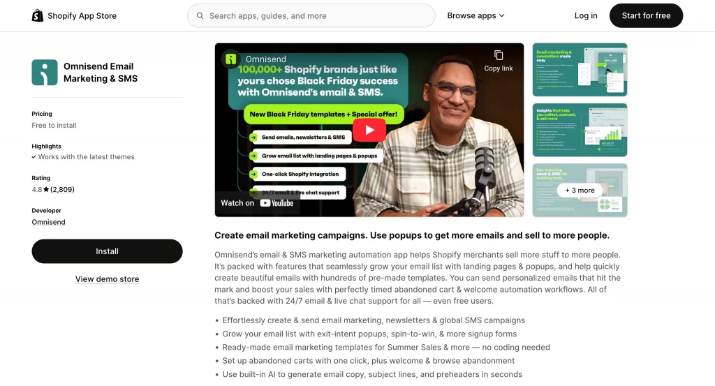 Omnisend Email Marketing & SMS
