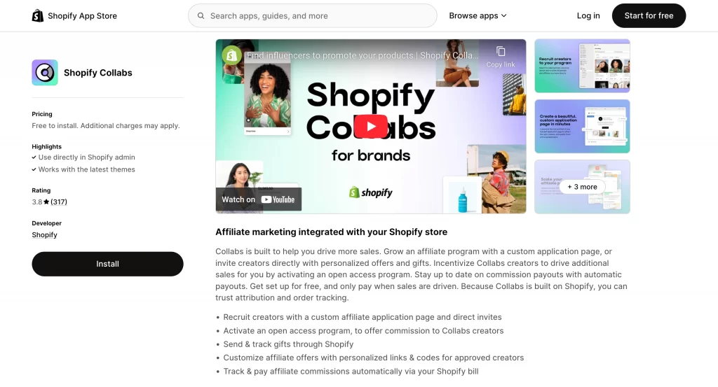 Shopify Collabs