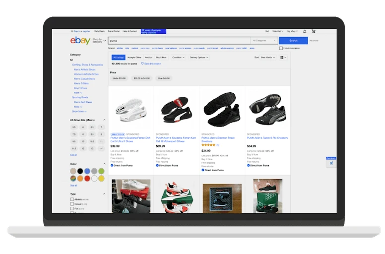 ebay vs amazon advertising