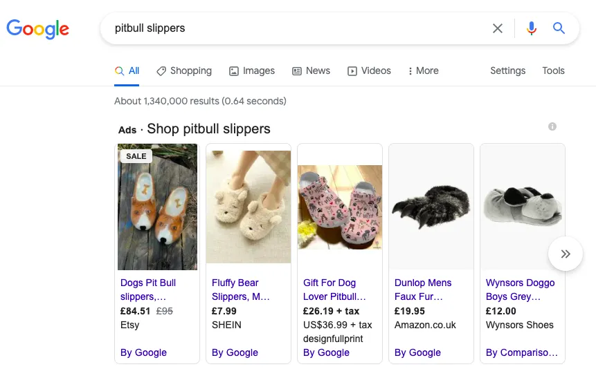 google shopping ads for etsy