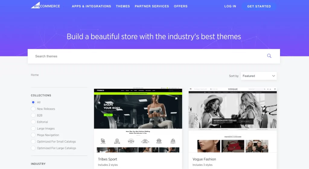 BigCommerce review on themes