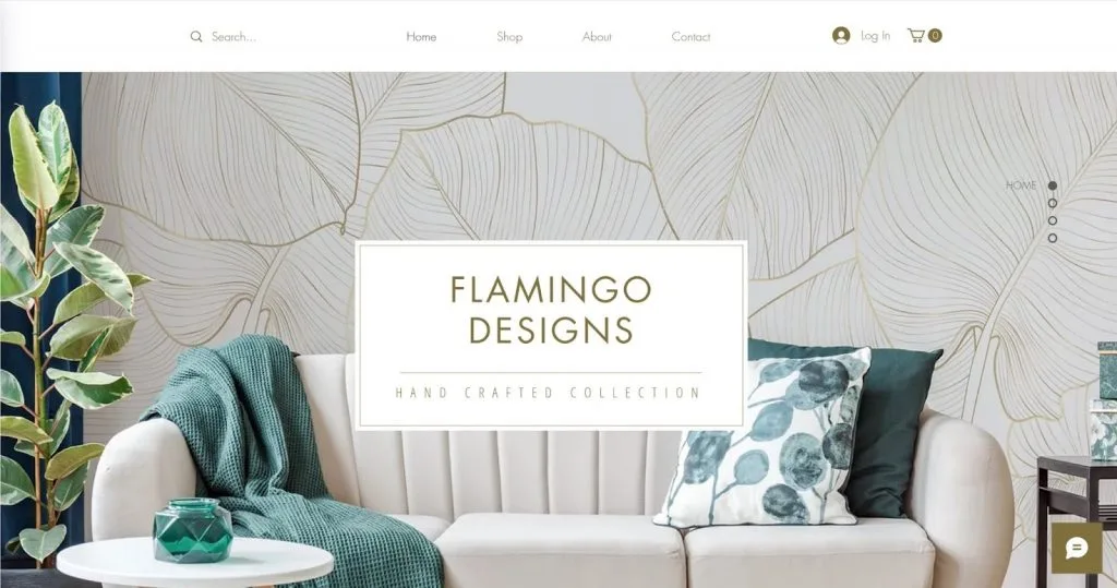 Home Goods Store for wix website