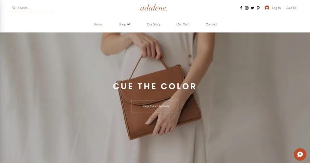 best wix templates for accessory store