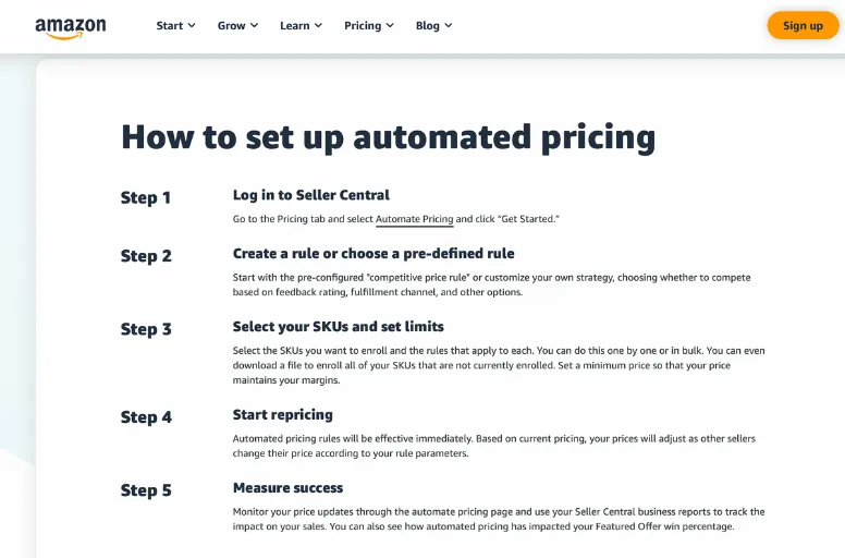 How to set up automated pricing