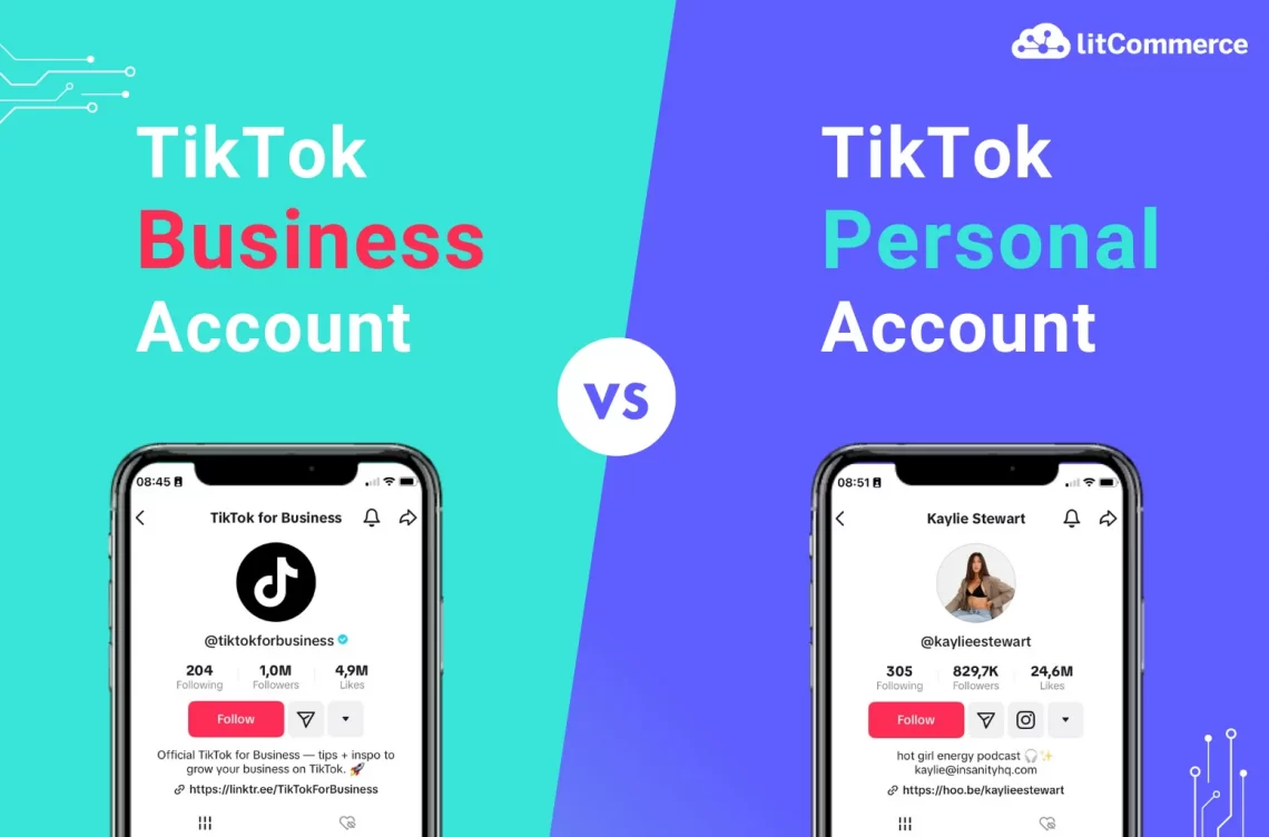 TikTok Business Account vs Personal TikTok Business Account vs Personal