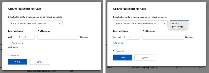 flat rate combine shipping