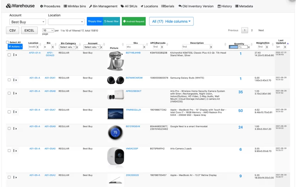 shipedge inventory