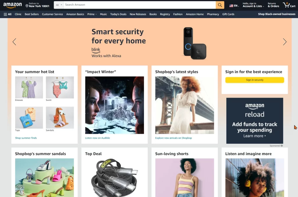 Amazon helps your brand reach to millions potential customers
