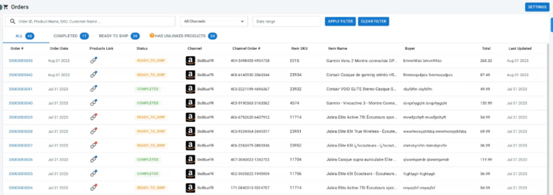 Manage amazon shopify order flow 