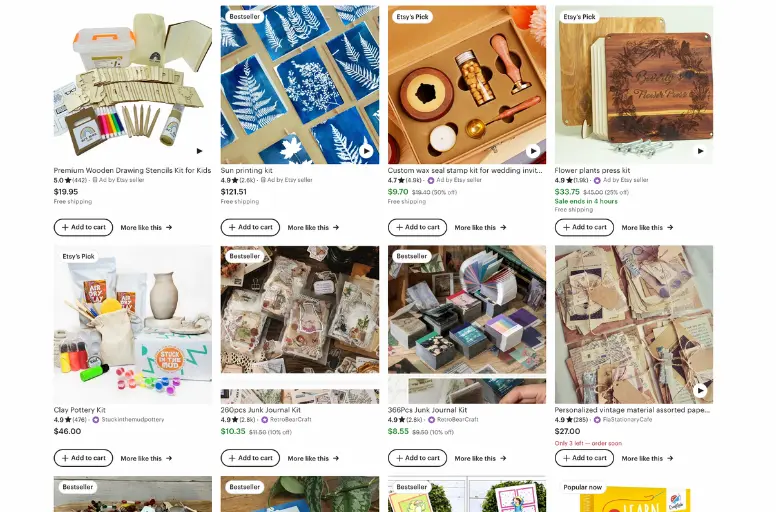 15+ Inspiring and Profitable Etsy Business Ideas