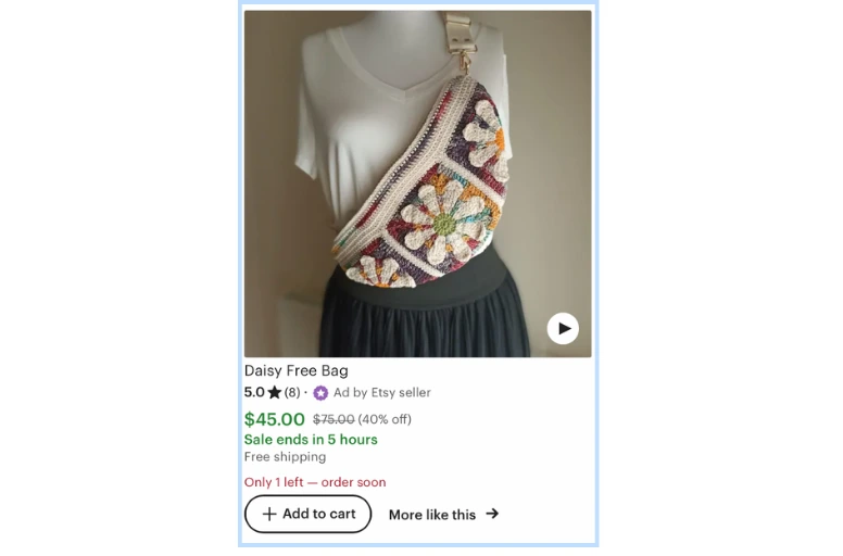 Example for Etsy listing title optimization