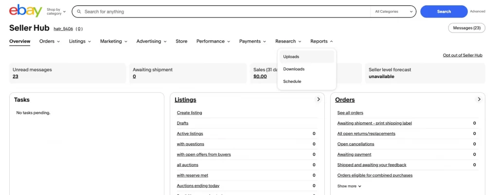 Upload file to ebay