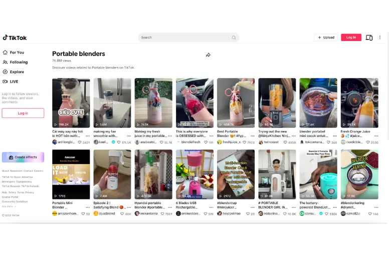 Portable blenders become TikTok viral products