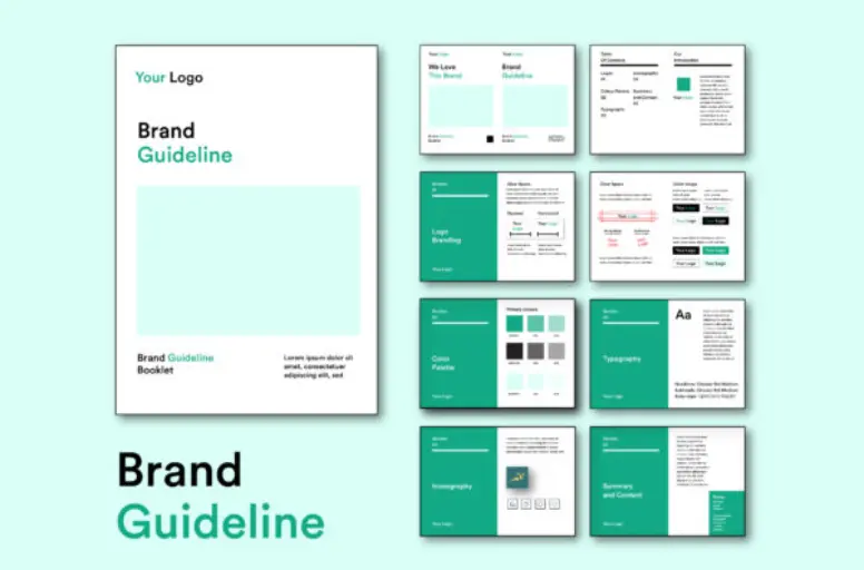 Brand guidelines keep a consistent brand identity