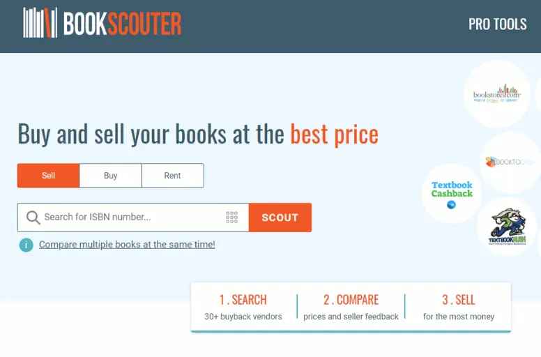 BookScouter is one of the best places to sell all types of books online