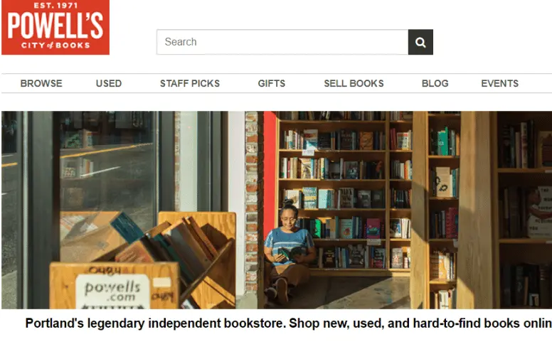 Powell’s allows for a straightforward book-selling process