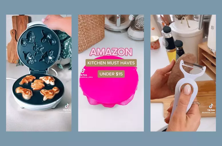 Kitchen tools are a good niche to sell on your TikTok merch store