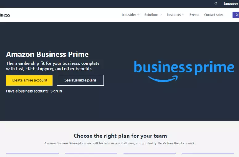 Elevate your business with Amazon Business Prime – an exclusive membership tailored for businesses.