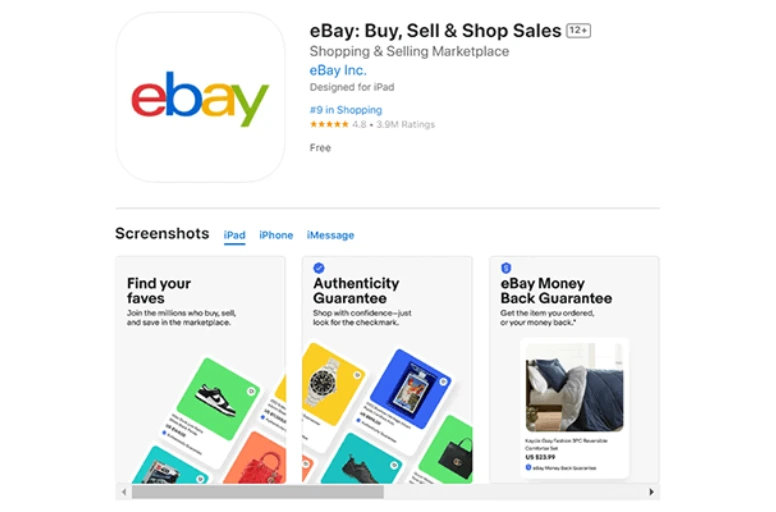 eBay reviews and ratings