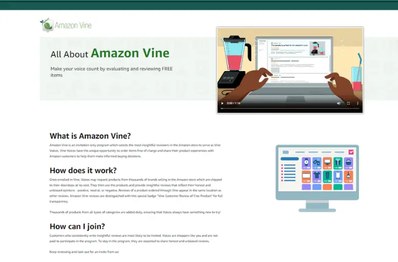 Earn money reviewing Amazon products with the Amazon Vine program