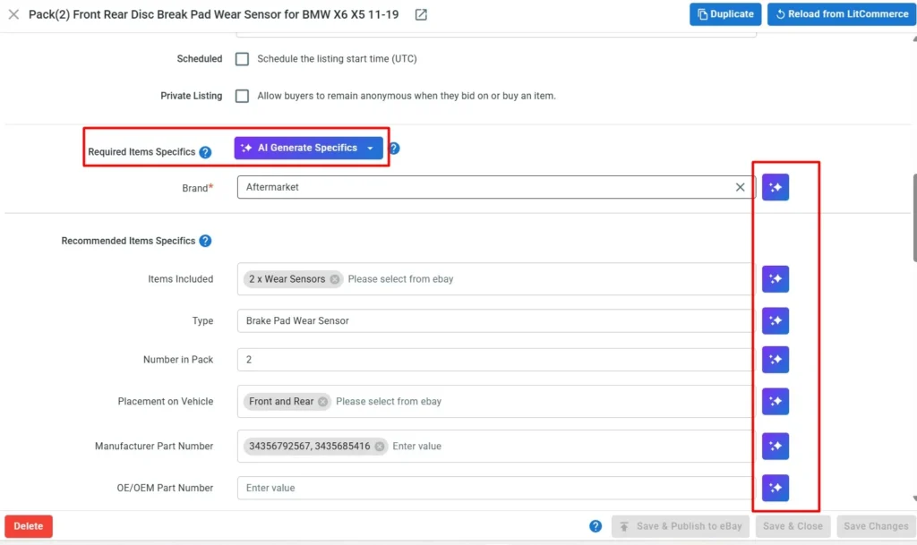 6b9a5c8b cd02 4611 98a6 a17422abbdce AI Features Support Creating & Optimizing eBay Listings
