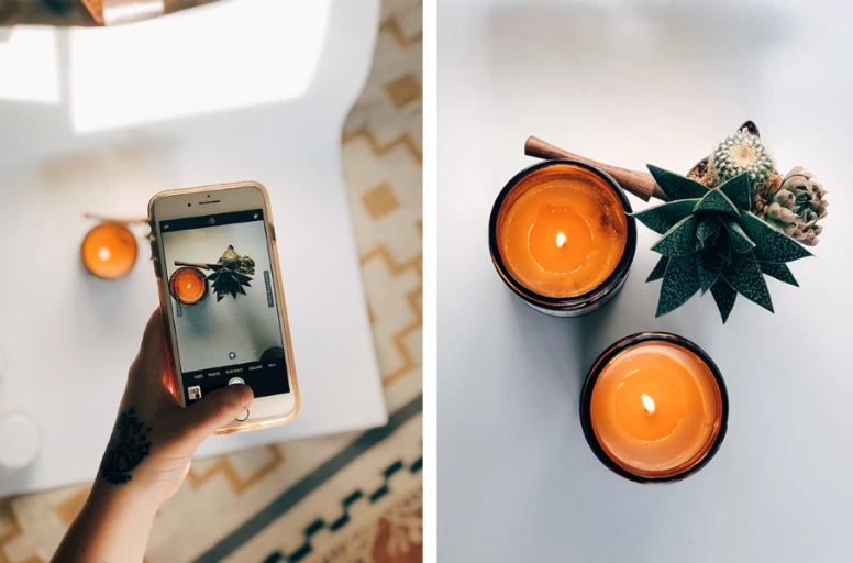Take Etsy product photos using your smartphone - how to start an etsy shop with no money 