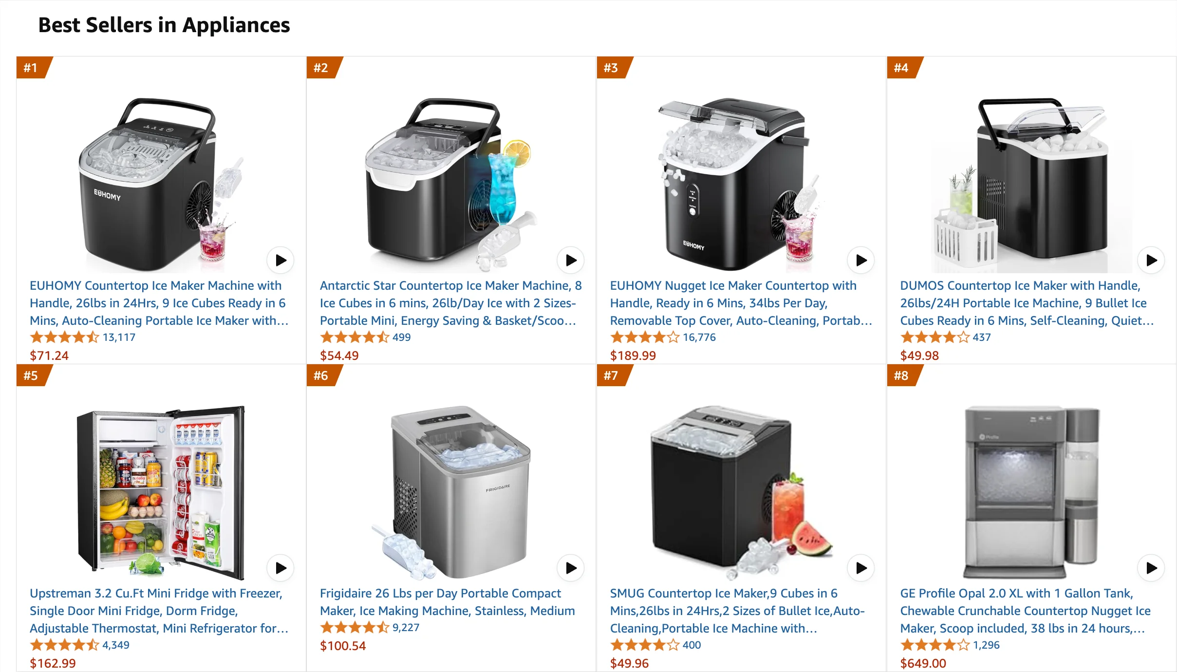 best sellers in appliance
