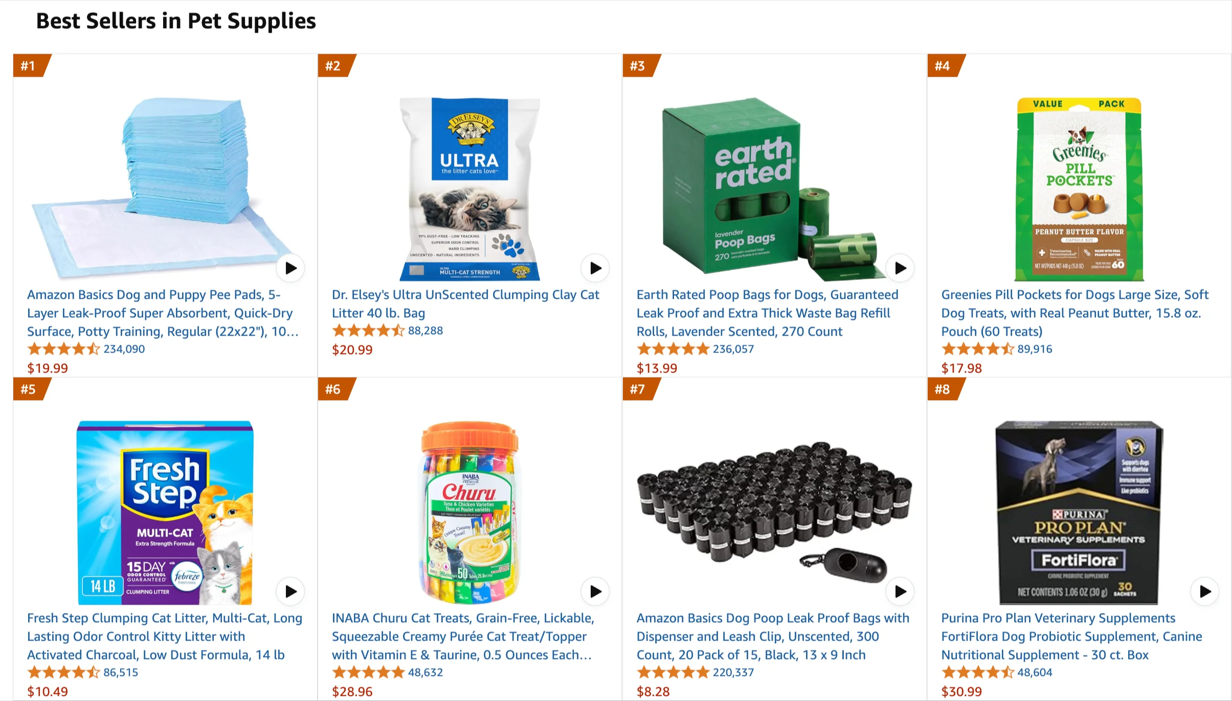 best sellers in pet supplies
