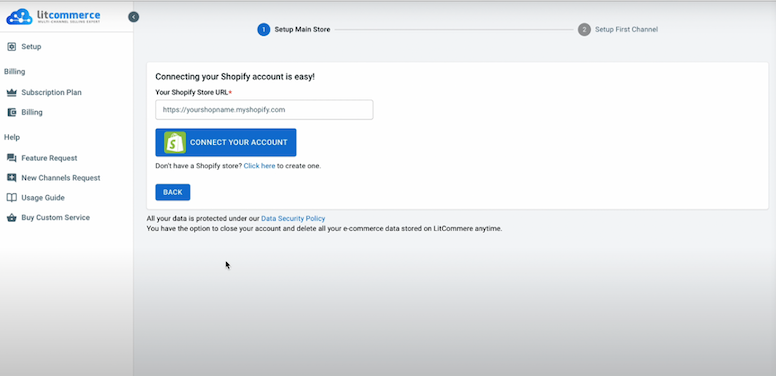connect to main store - how to integrate with eBay