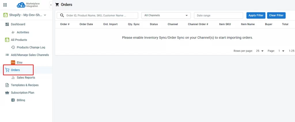 etsy orders